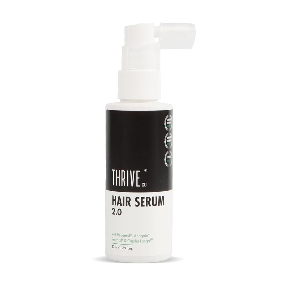 ThriveCo Hair Growth Serum 2.0 For Hair Growth & Hair Fall Control | with Redensyl + Anagain + Rosemary + Procapil + Capilia Longa | For Men & Women | 50ml (Pack of 3) ThriveCo Hair Growth Serum 2.0 For Hair Growth & Hair Fall Control | with Redensyl + A