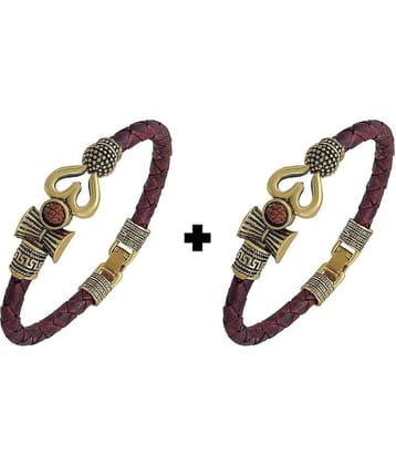 Om Rudraksh Damroo Kada (Pack of 2)