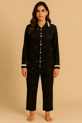 Pearl Paradise Womens Crepe Shirt