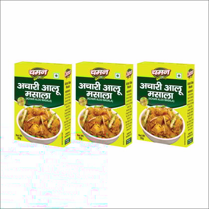Chaman Achari Aloo Masala, 50 gm - Pack of 3