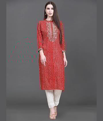 UB WOLF - Green Rayon Women's Straight Kurti ( Pack of 1 )