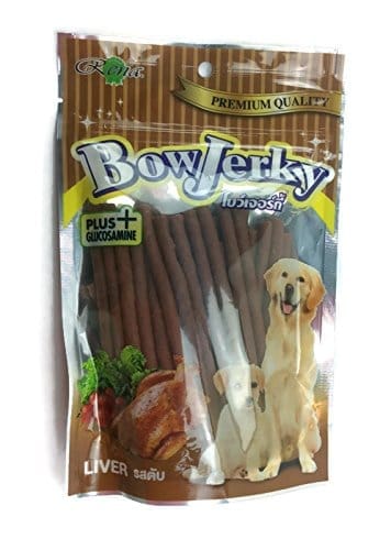 Bow Jerky Liver Dog Treats 200g | Protein-Rich Soft Chews for Training & Daily Reward | Healthy, Tasty & Easily Digestible Treats for Puppies, Adult & Senior Dogs of All Breeds