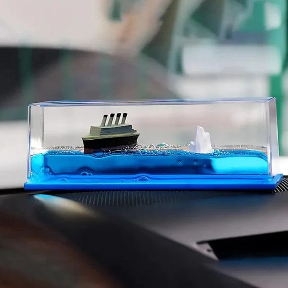 CAR INTERIOR DASHBOARD DECORATION FLOATING WATER CRUISER SHIP