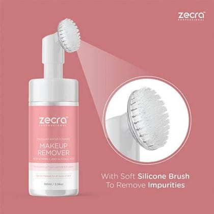 Zecra Combo of Acne Avert Foaming Face Wash & Micellar Water Foaming Makeup Remover  (2 Items in the set)