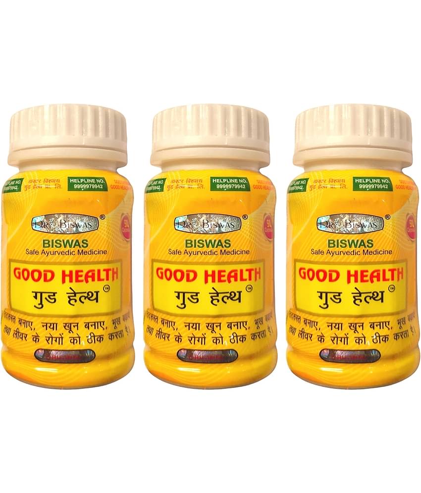 Dr. Biswas Good Health Ayurvedic Capsule Pack of 3