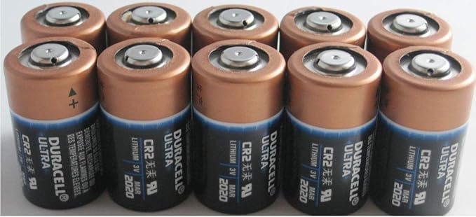 Duracell Ultra CR2 3v Lithium Photo Battery DL-CR2 10 Pcs. Loose Battery Without Packing, Shrink Wrap only