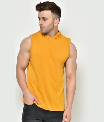 Chkokko Pack of 1 Cotton Blend Tank For Men ( Navy )