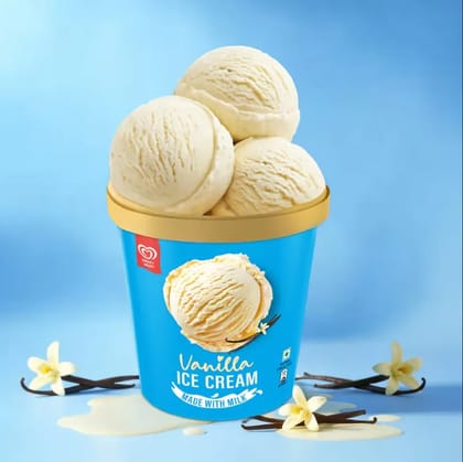 Kwality Wall's Vanilla Ice Cream Tub 700ml