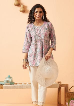 Dusky Rose Garden Top-S