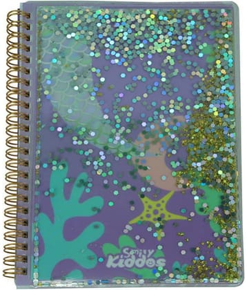 Twinkle Metallic Spiral Notebook (Purple) | Kids & School Stationery | Notebook for Purple  | cute notebooks for women | personalized Notebook