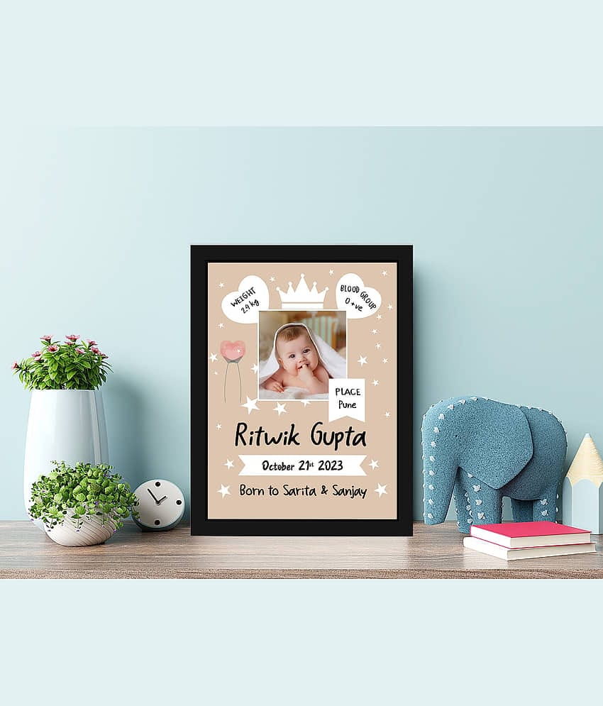 Indianara Wood Black Photo Frame Sets - Pack of 3