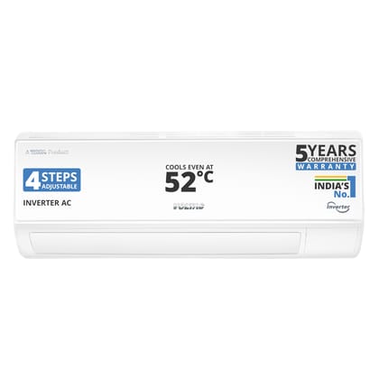 Voltas 183V Vectra CAW 1.5 ton 3 star,New star rated, inverter Split AC|4-IN-1 Adjustable mode|High ambient Cooling-cools even at 52°C|Anti dust filter with Anti-microbial coating|Copper Coil| White Voltas 183V Vectra CAW 1.5 ton 3 star,New star rated, i