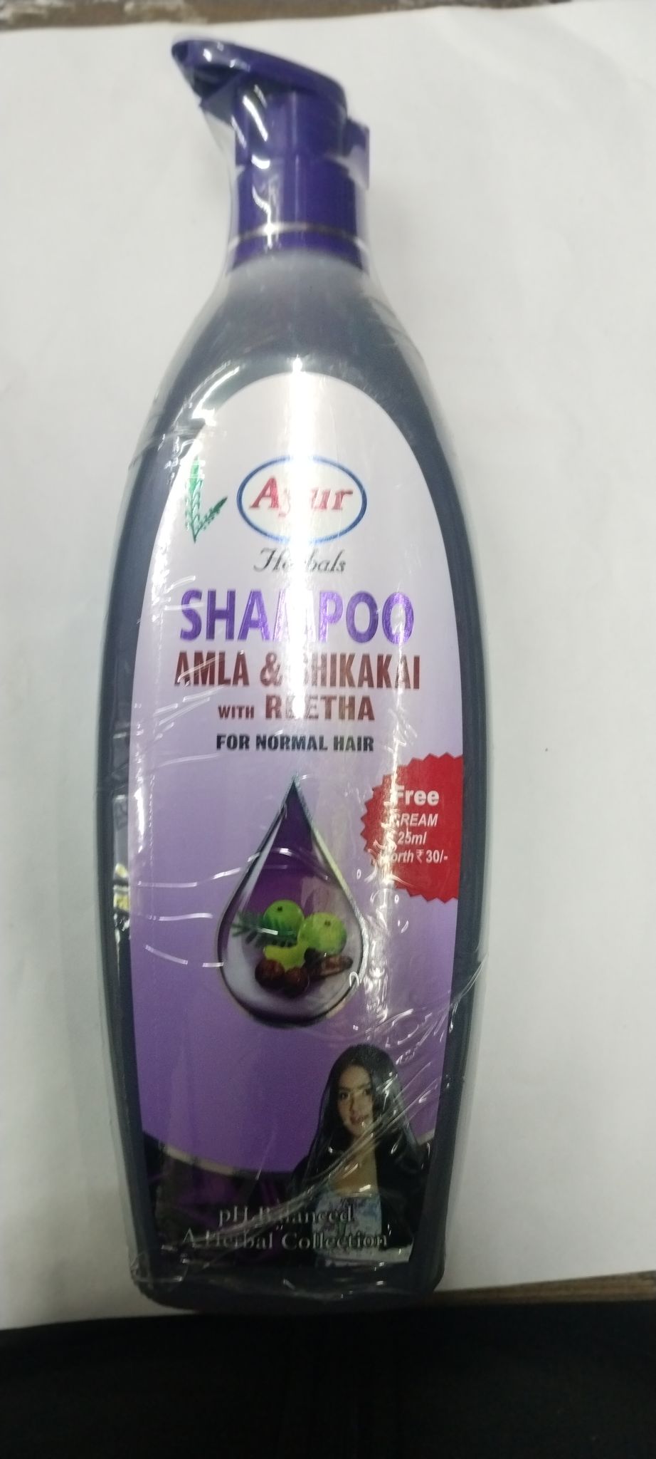 Ayur Herbal  shampoo Amla & Shikakai with reetha 