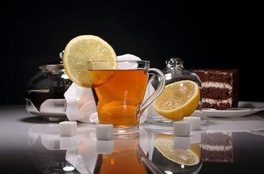 Tea and Coffee Glass Mug Set | 180 ml | Transparent Heat-Resistant Cups for Green Tea, Lemon Tea, and Coffee | Pack of 6