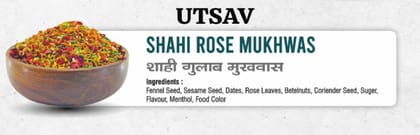 UTSAV Shahi Rose Mukhwas (Sweet) 100 G