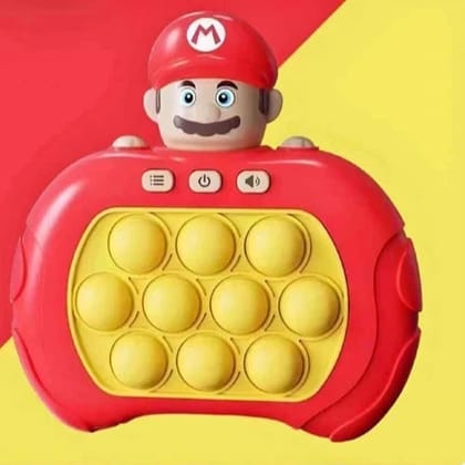 Quick Push Bubble Pop Popit Game with Light and Music-Mario