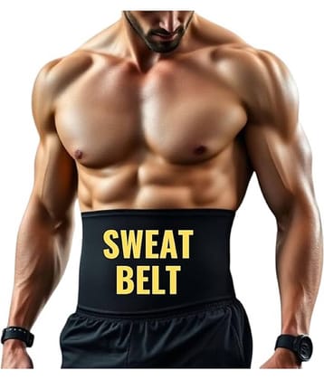 Slim Belt for Men and Women ,Tummy Trimmer, Body Shaper, Waist Trainer , Free Size (Black)