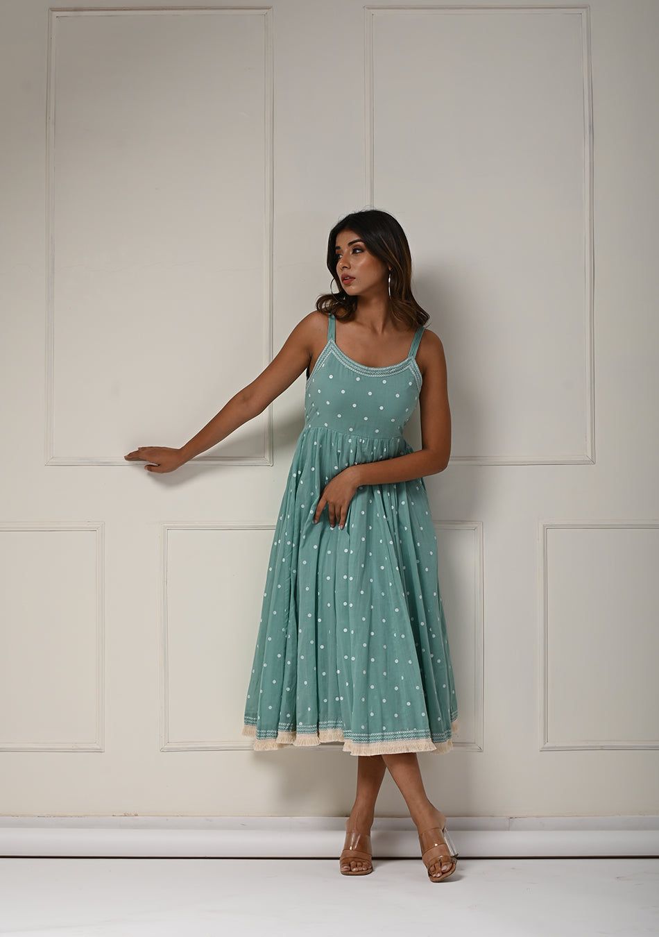 Ocean Breeze Voile Dress-S