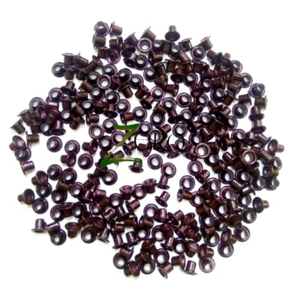 Brand Zero Chocolate Brown Colour Eyelits Standard Size - Pack of 100 pcs