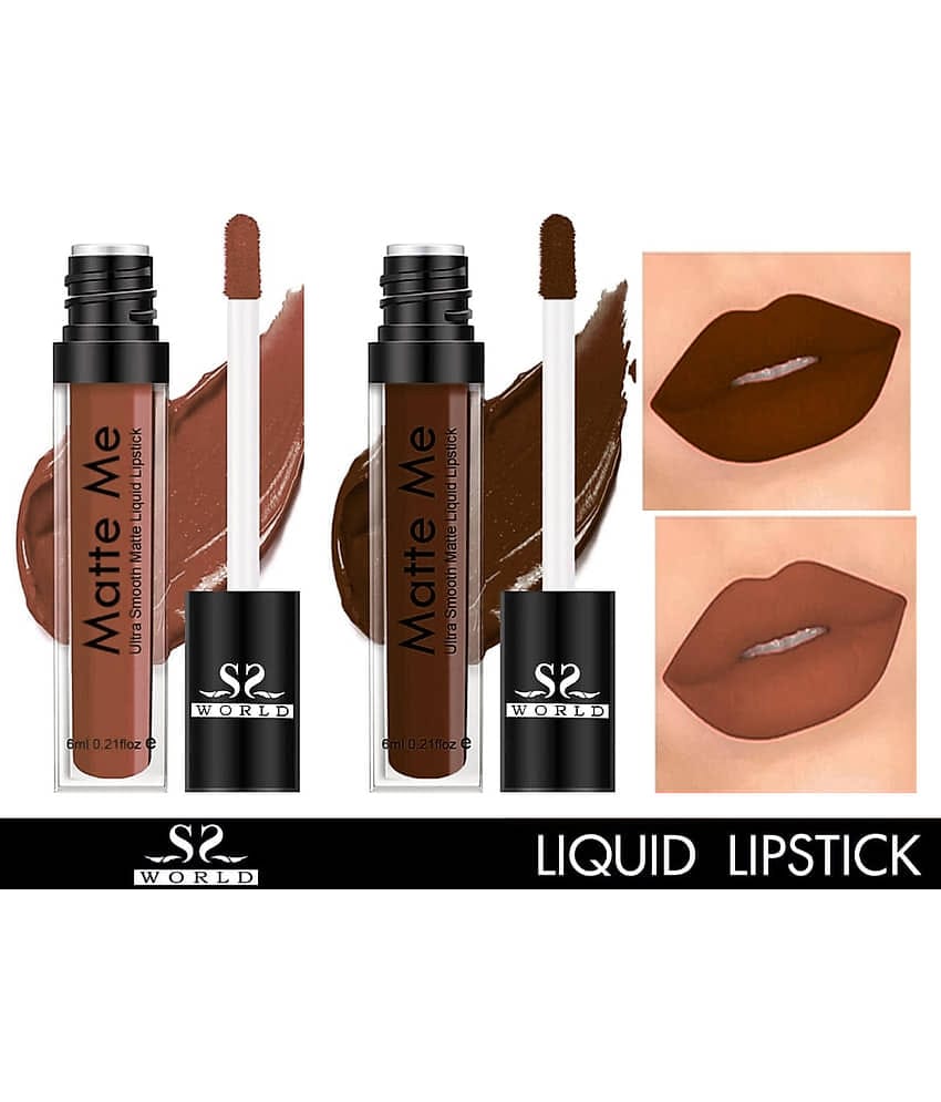 ssworld Brown Matte Lipstick 6