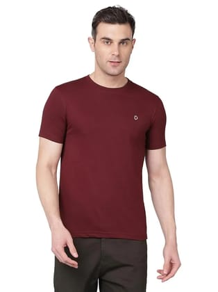 Cotton Mens Solid T-Shirt