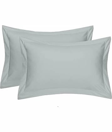 MAHALUXMI COLLECTION - Pack of 2 Microfiber Solid Standard Size Pillow Cover ( 68.58 cm(27) x 43.18 cm(17) ) - Magenta