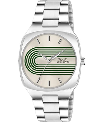 LOUIS DEVIN Silver Metal Analog Men's Watch