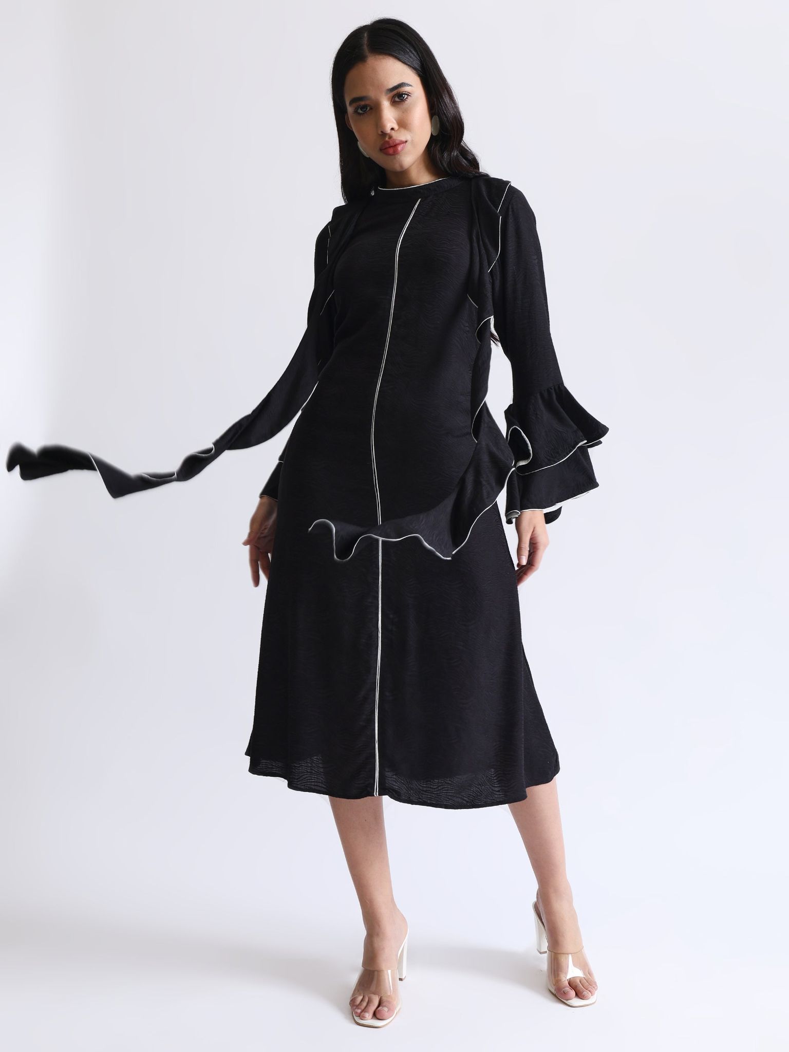 Ruffled Dress-XS