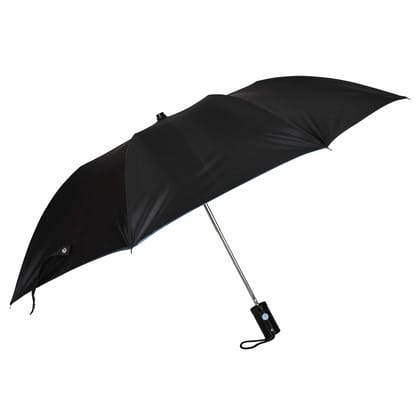Fendo Jackson 2 FOLD AUTO Open 21 Inch Sun And RainProof Mini/Small Umbrella For Men And Women(Teal Blue/Silver)