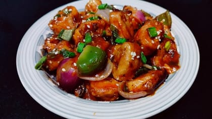 Chilli garlic chaap