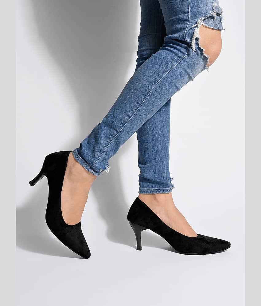 Stylestry Black Women's Pumps Heels