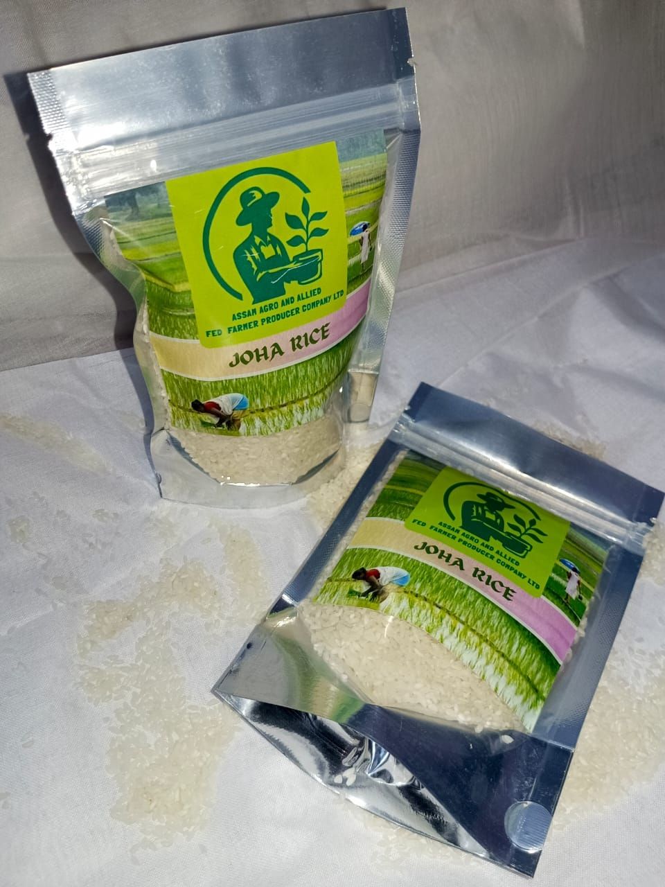 Assam Agro and Allied Fed Farmer Producer Company Limited Joha Rice One Kilogram Organic