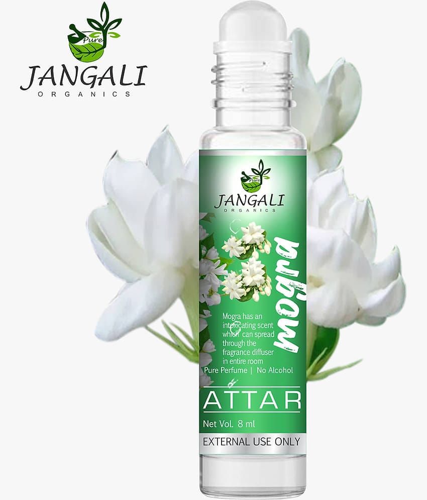 PURE JANGALI ORGANICS Mogra Perfume Long Lasting Scent Eau de Parfum 10ML