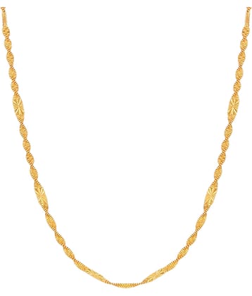 FASHION FRILL Gold Plated Chain ( Set of 1 )