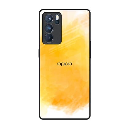 Rustic Orange Glass Case for Oppo Reno6 Pro
