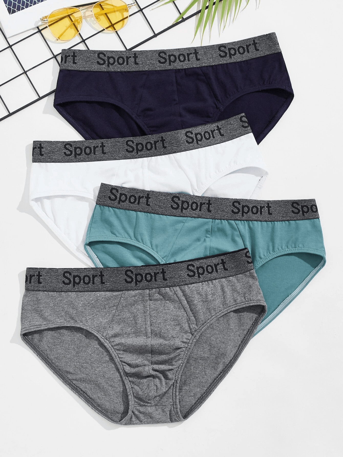 Premium Imported Underwear - Men Pack Of 4 Briefs-S