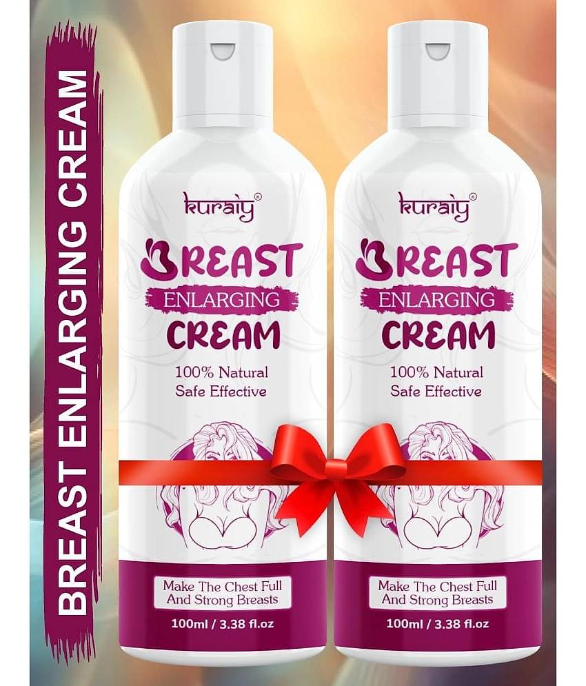 KURAIY Breast Enhancement Cream Female Elasticity Breast Enhancement Cream Pack Of 2