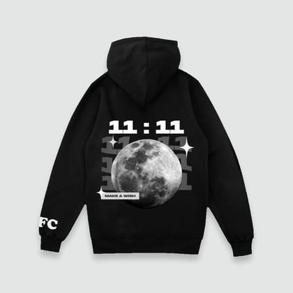 Make A Wish Hoodie-S / Black
