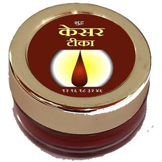 Keshar Chandan Tika Made Wiith Pure Keshar  Prepare With Spritual