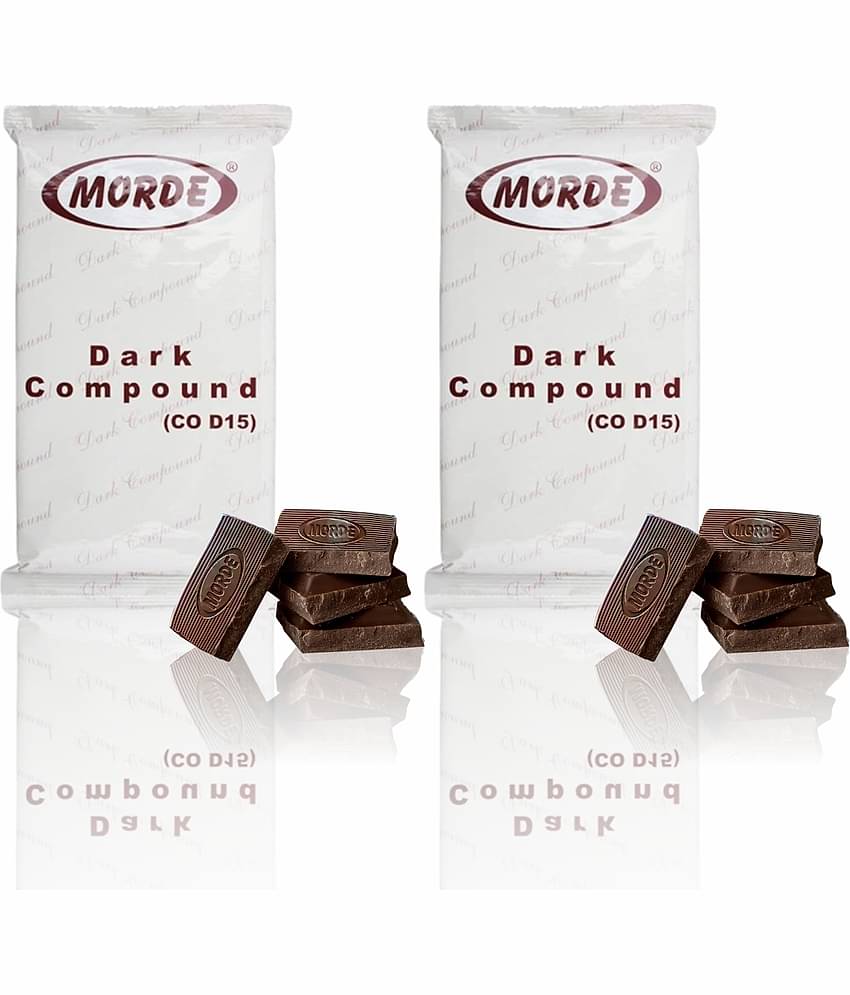 Morde Dark Chocolate Compound Slab (CO-D15) Dark Chocolate 400 g