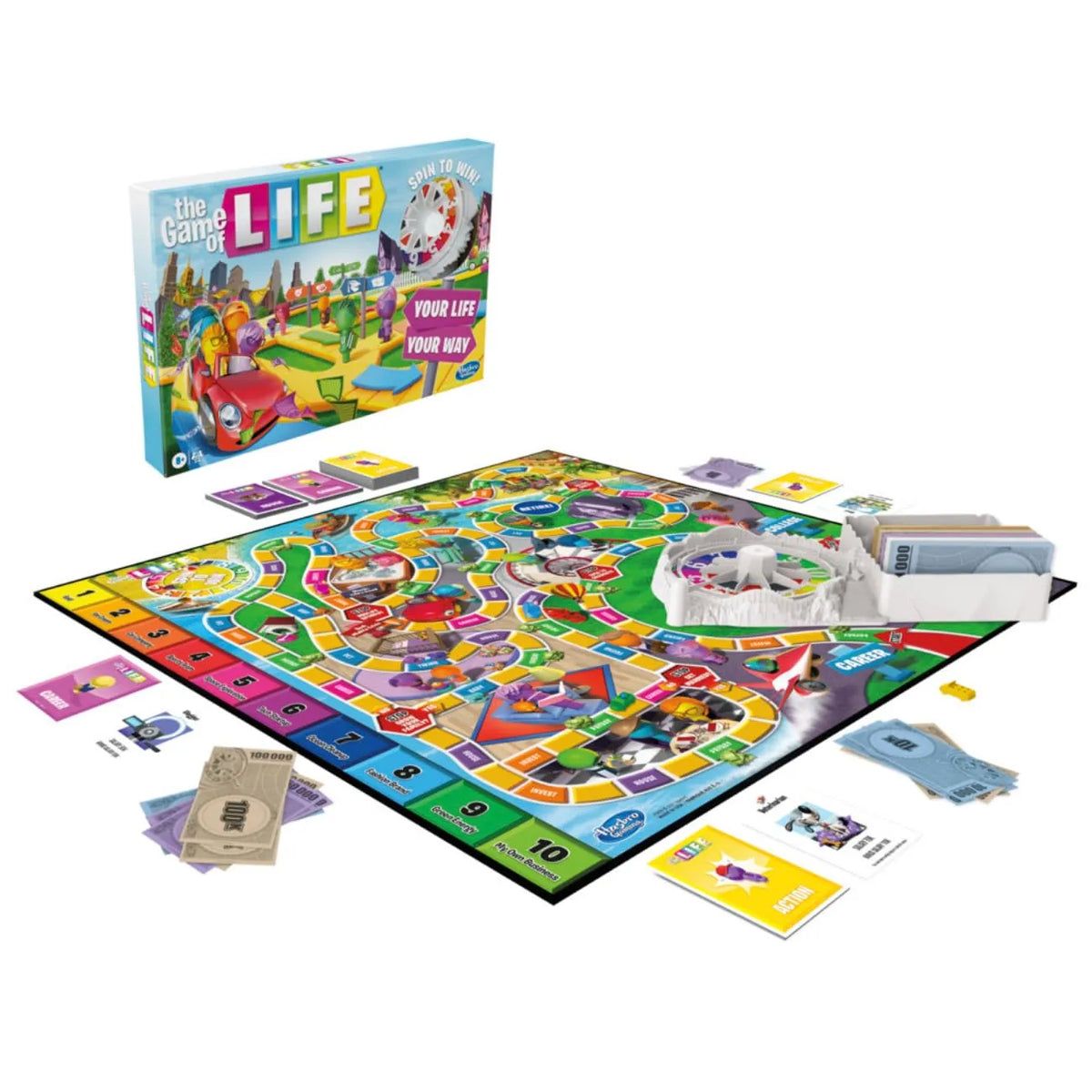 Hasbro Gaming The Game of Life  Family Board Game, Ages 8+