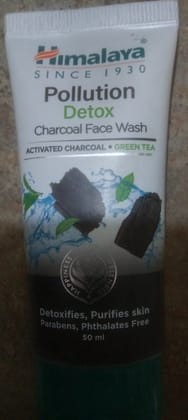 Himalaya pollution detox charcoal face wash 50ml