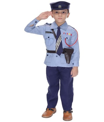 s muktar garments - Blue Polyester Boys Professional Costume ( Pack of 1 ) - None