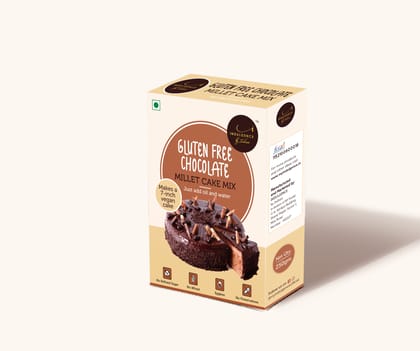 Indulgence Gluten Free Millet Chocolate Cake Mix 250 gms Indulgence Gluten Free Millet Chocolate Cake Mix 250 gms