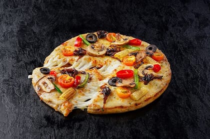 Exotic Veggie Farmhouse Pizza