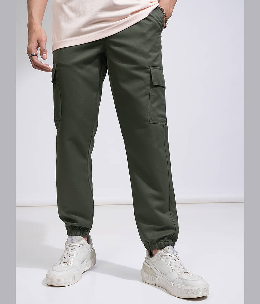 Highlander Regular Men's Joggers - Green ( Pack of 1 )