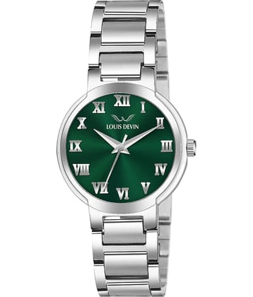 LOUIS DEVIN Silver Metal Analog Womens Watch