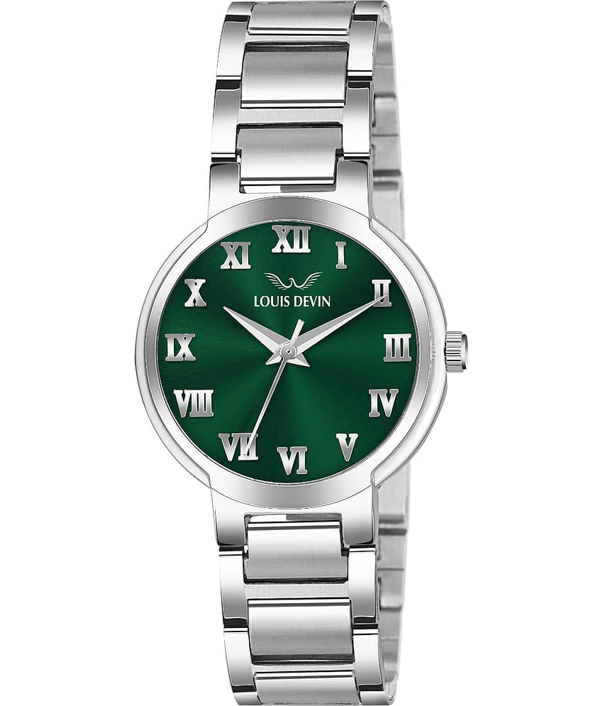 LOUIS DEVIN Silver Metal Analog Womens Watch
