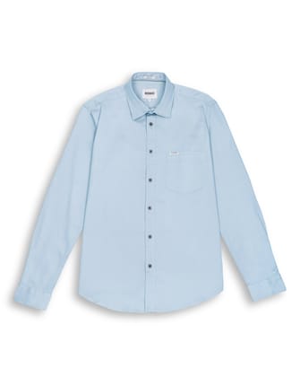 SOLID SHIRT IN LT BLUE-M