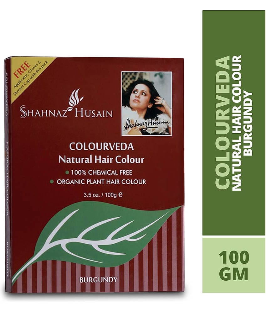 Shahnaz Husain Colourveda Natural Hair Colour 100g(BURGUNDY)